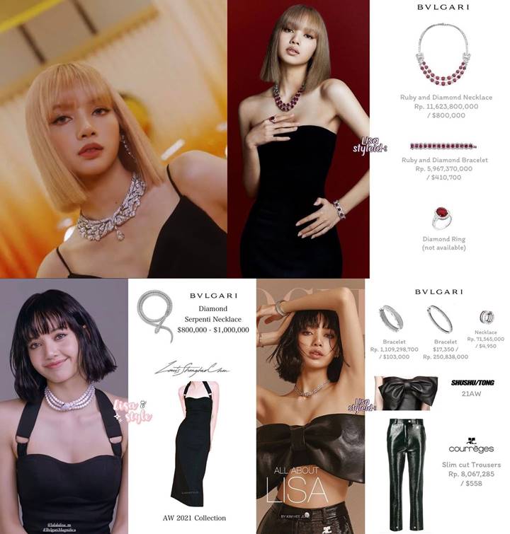 Lisa BLACKPINK Model Kesayangan BVLGARI 2