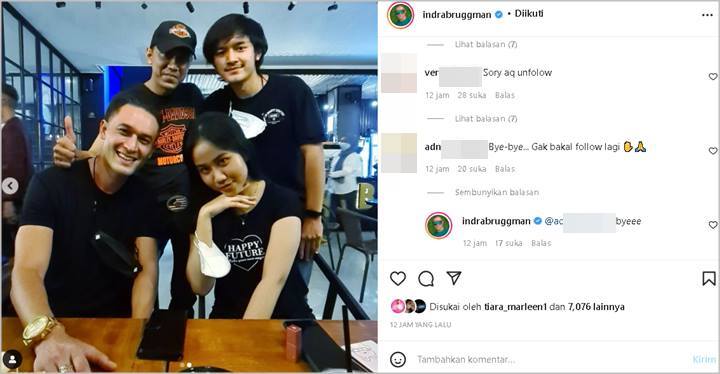 Tuai Pro-Kontra, Indra Bruggman Balas Singkat Usai \'Ditinggal\' Fans Gara-gara Foto Bareng Mayang