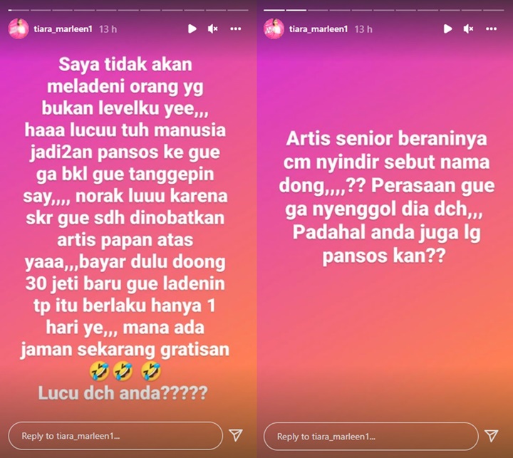 Tiara Marleen Sebut Krisdayanti Contek Gayanya, Sindiran Untuk Artis Senior Bikin Kepo