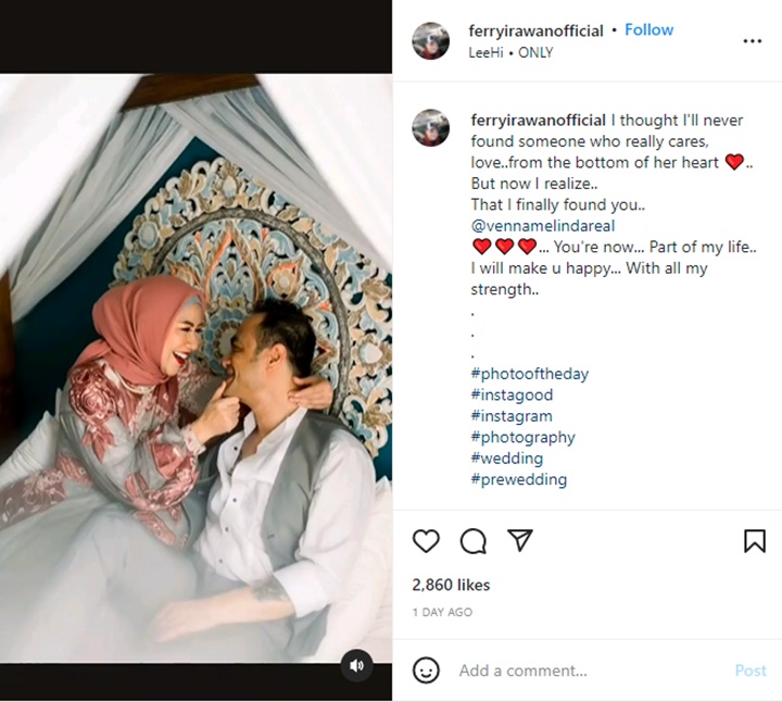 Ferry Irawan Janjikan Satu Hal Pada Venna Melinda, Netter Justru Heboh Tanya Ini