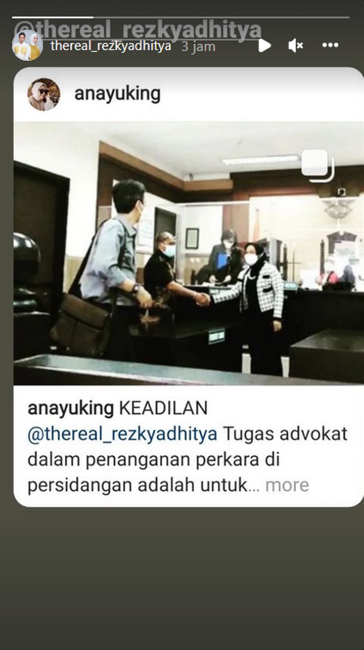 Menang Lawan Wenny Ariani, Rezky Aditya dan Citra Kirana Kompak Puji Kinerja Pengacara