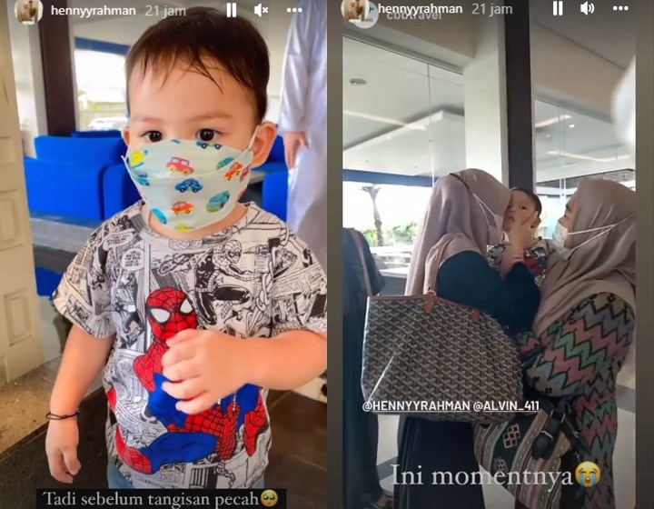 Berangkat Umrah Bareng Alvin Faiz, Tangisan Henny Rahman Pecah Gara-gara Ini
