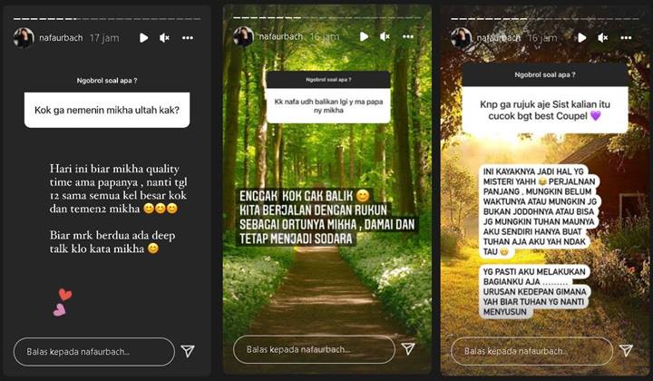 Adem Ayem Usai Cerai, Nafa Urbach Singgung Soal Misteri Saat Kembali Didesak Rujuk dengan Zack Lee