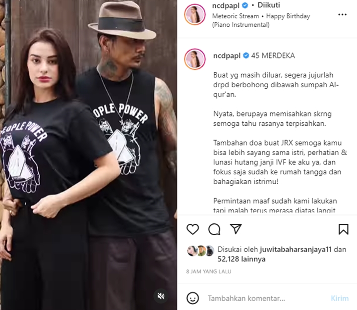 Jerinx SID Ultah di Penjara, Nora Alexandra Tagih Janji ini