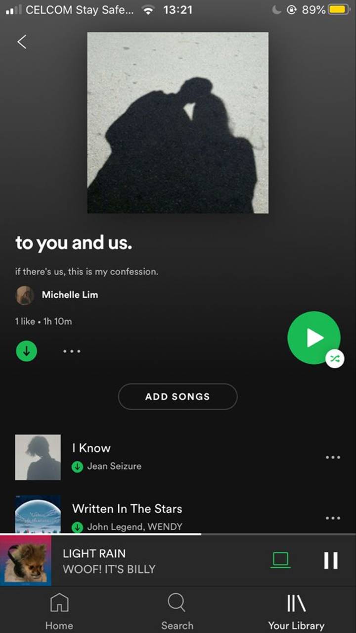 Iustrasi Playlist Spotify