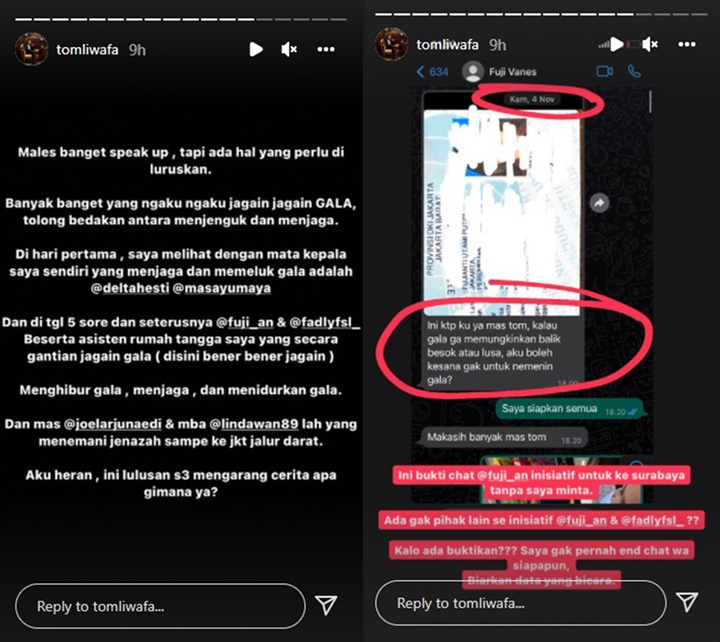 Tom Liwafa Muak dengar Pengakuan Sepupu Vanessa Angel: Dibiarin Makin Ngawur!