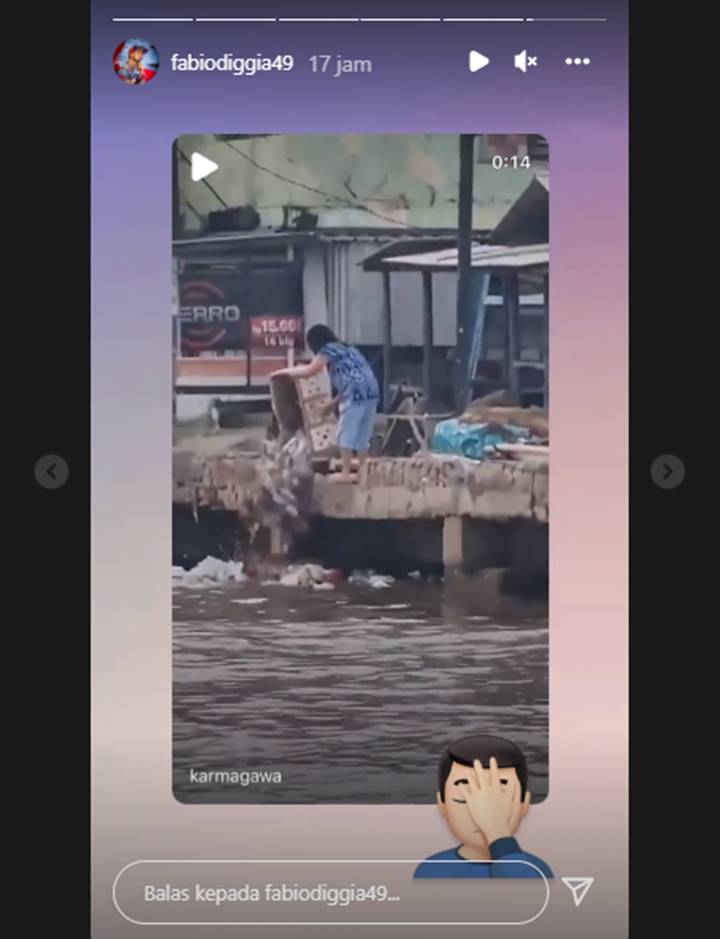 Sampai Dikomen Pembalap MotoGP Mandalika, Aksi Emak-Emak Buang Sampah Ke Laut Terjadi Di Tangerang
