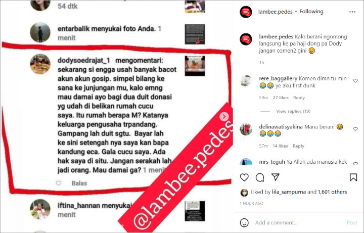 Doddy Sudrajat Minta Uang Donasi Gala Sky Dibagi Dua, Sindir H. Faisal \'Serakah\'