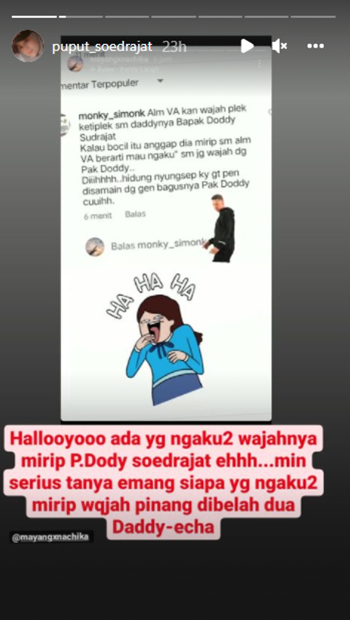 Puput Soedrajat Diduga Komentari Fuji yang Merasa Mirip Vanessa Angel, Sindir Ngaku-ngaku