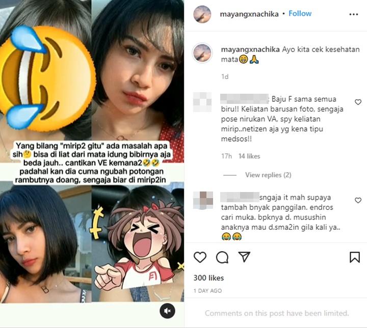 Puput Soedrajat Diduga Komentari Fuji yang Merasa Mirip Vanessa Angel, Sindir Ngaku-ngaku