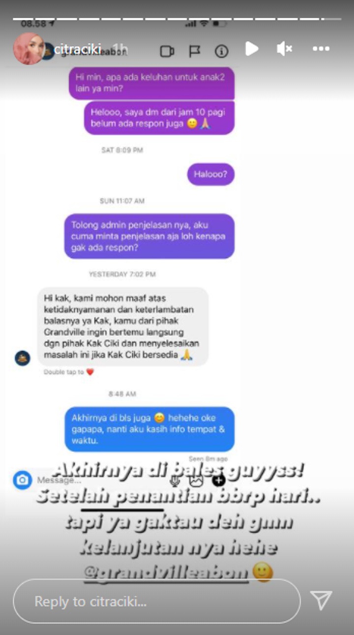 Citra Kirana Geram Protesnya Tak Digubris Brand G, Akhirnya Kini Temukan Titik Terang