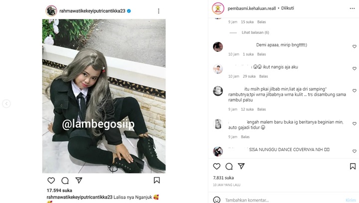 Makin Kurus, Penampilan Rahmawati Kekeyi Saat Menjelma Jadi Lalisa Bikin Pangling
