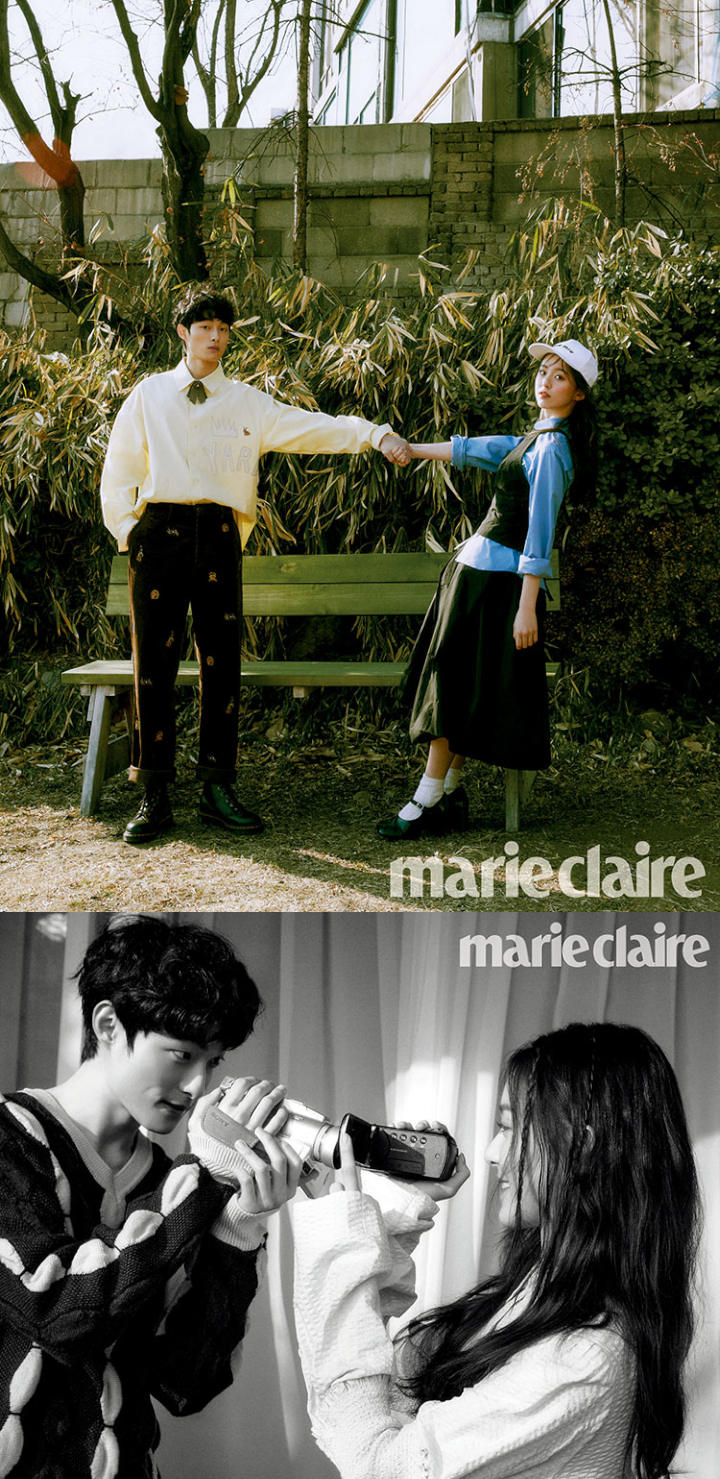 Yoon Chan Young dan Park Ji Hu Romantis Banget di Pemotretan Couple