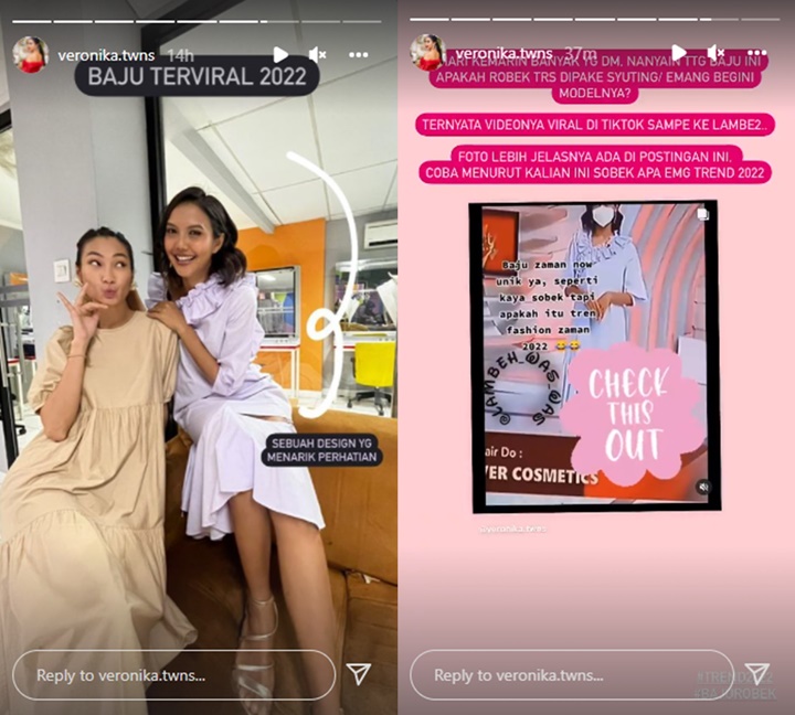 Ramai Ditertawakan, Veronika Krasnasari Langsung Klarifikasi Soal Bajunya yang Robek