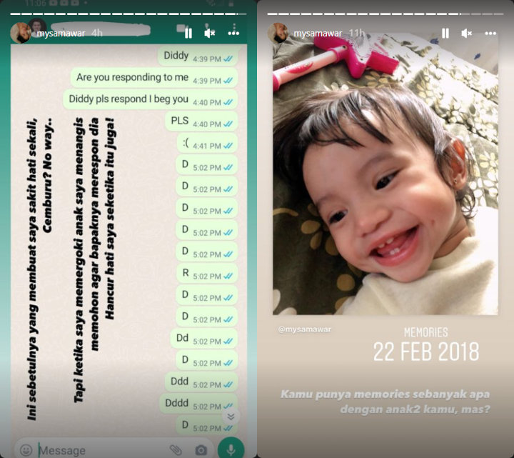 Mawar AFI Bantah Cemburu, Eks Suami Cueki Chat Anak Bikin Hati Hancur