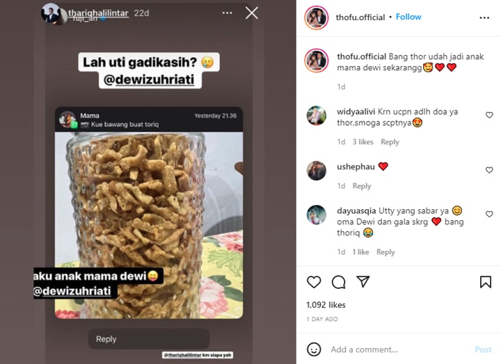 Fuji Protes, Dewi Sang Ibu Malah Beri Barang Berharga Ini ke Thariq Halilintar