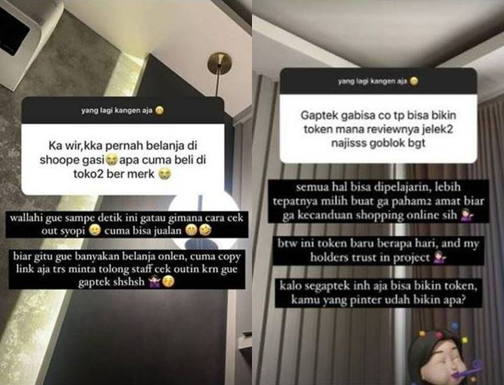 Wirda Mansur Jawab Makjleb Usai Disindir Soal Bikin Token Kripto Padahal Ngaku Gaptek