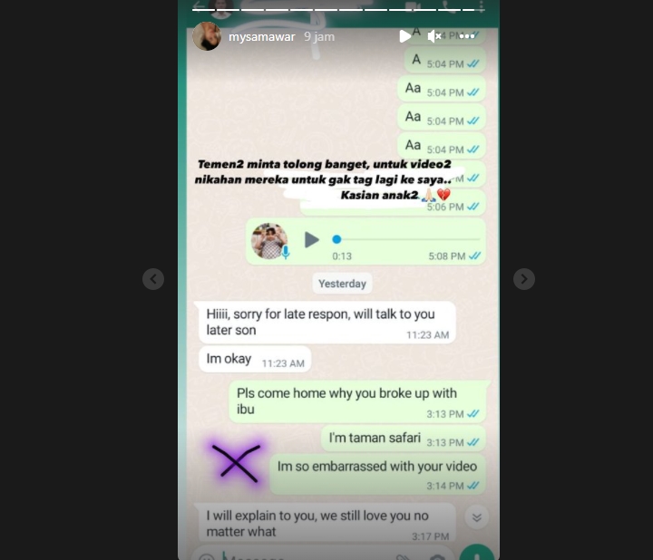 Anak Mawar AFI Malu Lihat Video Pernikahan Sang Ayah