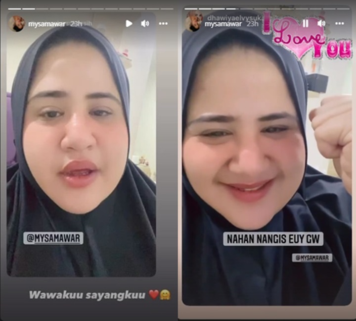 Beri Dukungan Untuk Mawar AFI, Dhawiya Zaida Anak Elvy Sukaesih Sampai Nahan Tangis