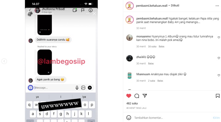 Atta Halilintar Coba Tenangkan Anak Saat Rewel, Suara Tangis Bayinya Bikin Candu