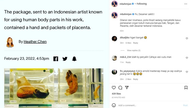 Mbah Mijan Soal Arnold Putra Diduga Jual Beli Organ