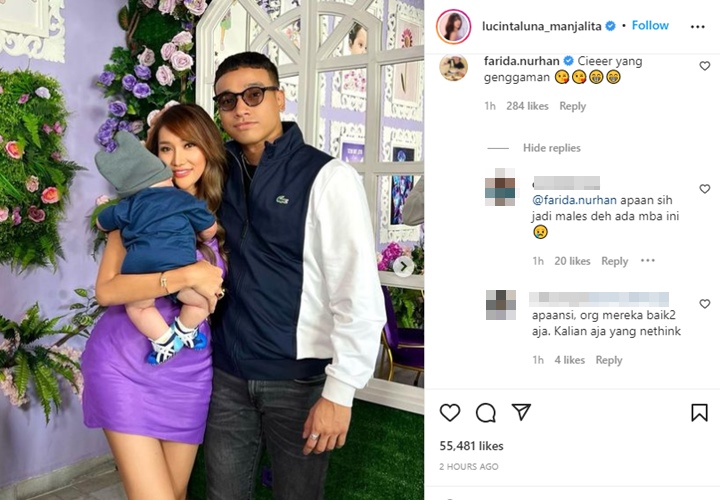 Farida Nurhan Komentari Unggahan Lucinta Luna Bareng Fadly Faisal Pancing Reaksi Sinis