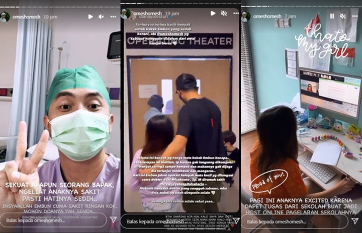 Ananda Omesh Curhat Sedih Lihat Anaknya Jalani Operasi Mata, Begini Kondisinya