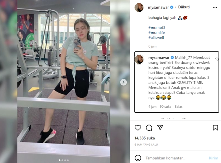 Mawar AFI Kembali Bantah Tudingan Sering Tinggalkan Anak