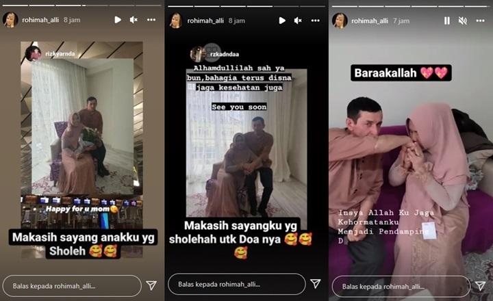 Bersama suami baru