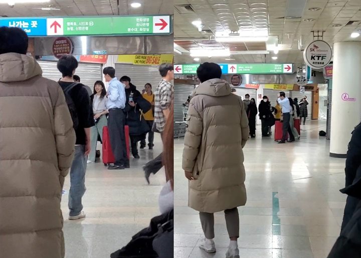 Nam Joo Hyuk dan Kim Tae Ri terlihat melakukan syuting \