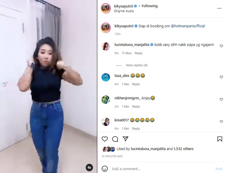 Kiky Saputri Ngaku Siap Dibooking Hotman Paris