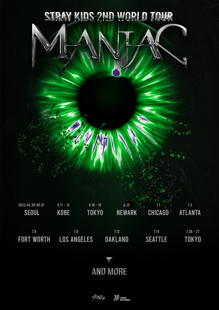 Stray Kids Umumkan Jadwal dan Kota-kota Perhentian Tur Konser Dunia \'MANIAC\'