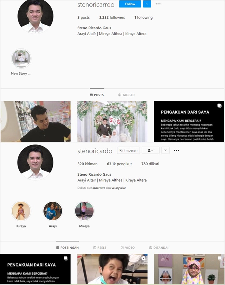 Eks Suami Mawar AFI Diduga Hapus Semua Postingan Bareng Anak, Cuma Sisa Momen dengan Istri Baru?