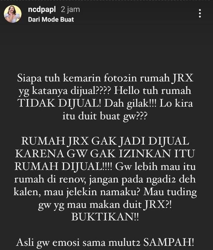 Nora Alexandra Muntab Usai Rumah Jerinx SID Dikabarkan Dijual, Curigai Hal Ini