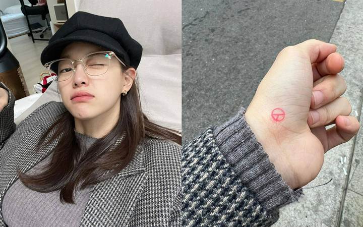 Kim Sejeong Gercep Keburu Minta Maaf Gara-Gara Cap Stempel di Tangan, Kenapa?