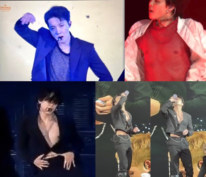 Suruh ARMY Pakai Baju Tebal, Member BTS Malah Saingan Umbar \'Aurat\' di Konser