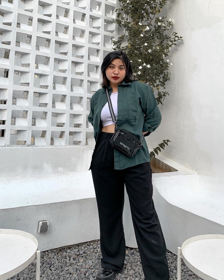 Kasual inspiratif untuk curvy