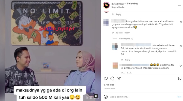 Puji Doni Salmanan Habis-habisan, Istri Cantik Auto Diserbu Komentar Nyelekit Ini