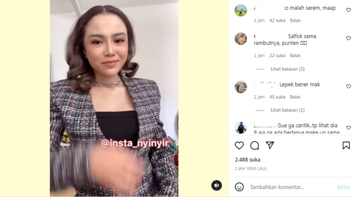 PMedina Zein Pamer Before-After Makeup, Kondisi Rambutnya Bikin Salfok