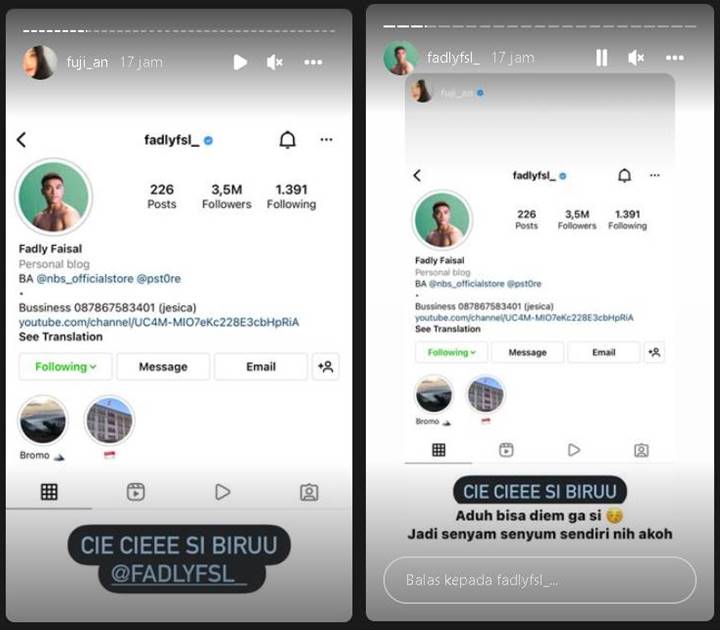 Digoda Susul Fuji Jadi Akun Centang Biru, Fadly Faisal Bongkar Reaksi ‘Salting’