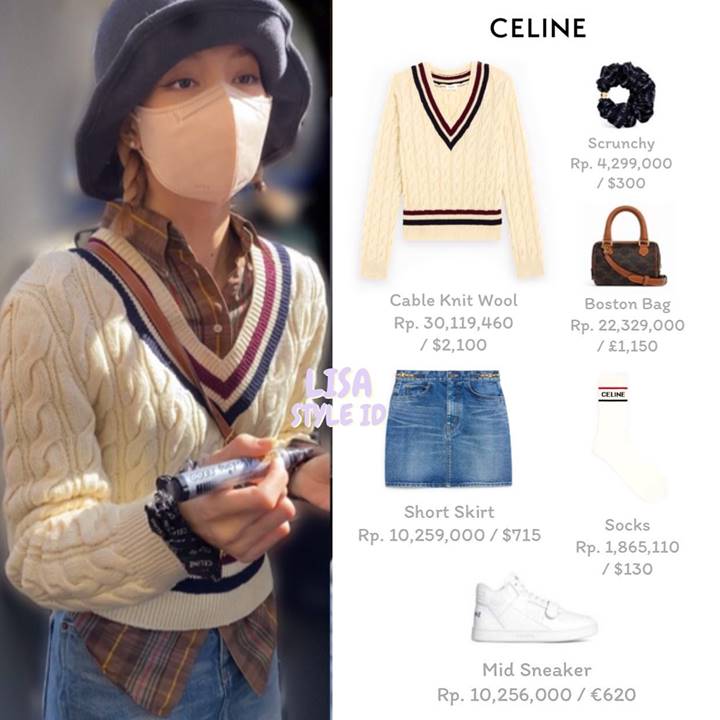 Ini Harga Outfit Kasual Lisa BLACKPINK di Paris yang Kece Parah