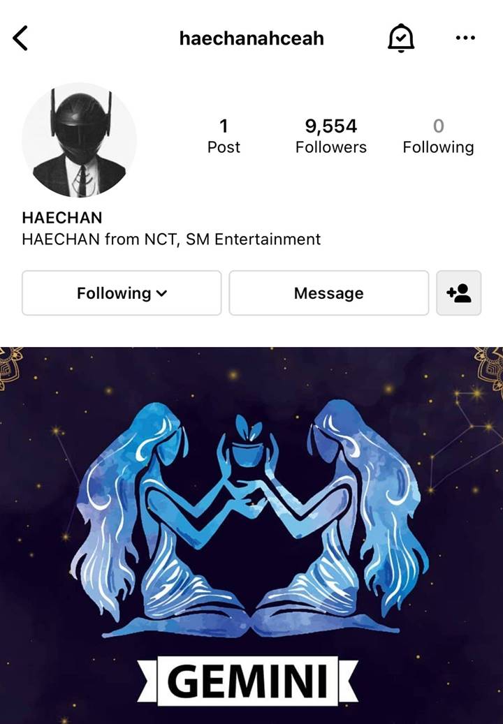 Makna username Instagram Haechan NCT