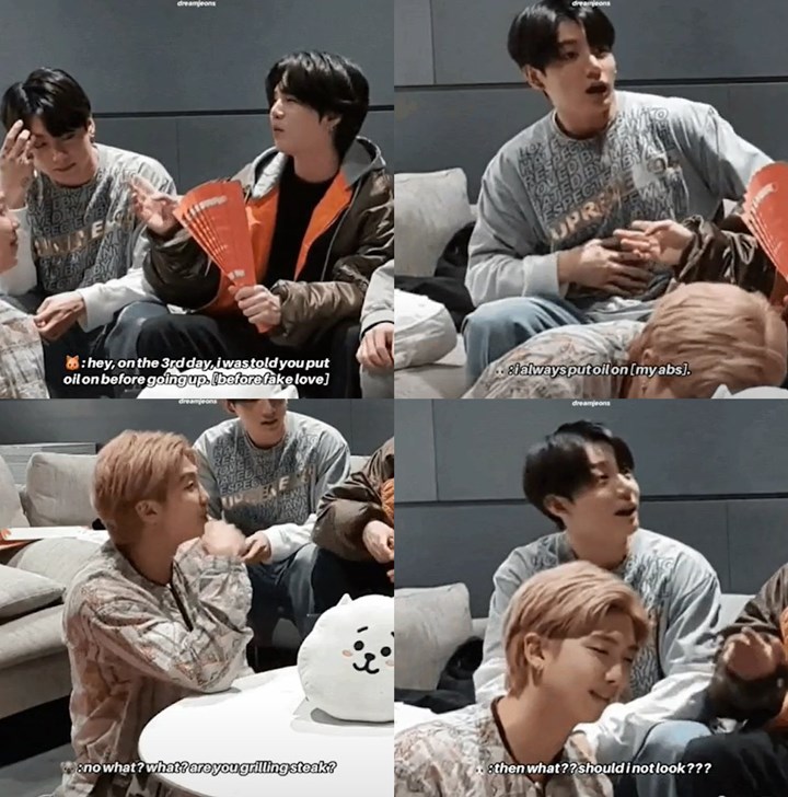 BTS Tertawakan Cara Jungkook Tonjolkan Abs Saat Nyanyi di Atas Panggung