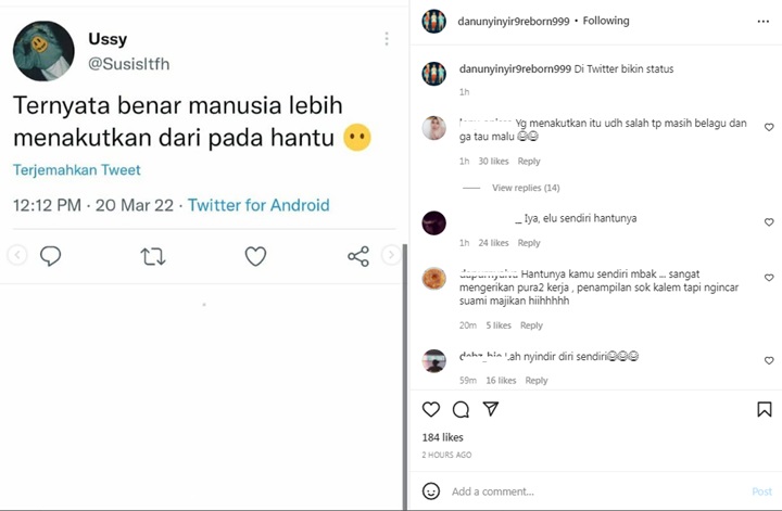 Eks Babysitter Mawar AFI Banjir Cibiran Usai Singgung Soal Manusia Lebih Menakutkan Dari Hantu