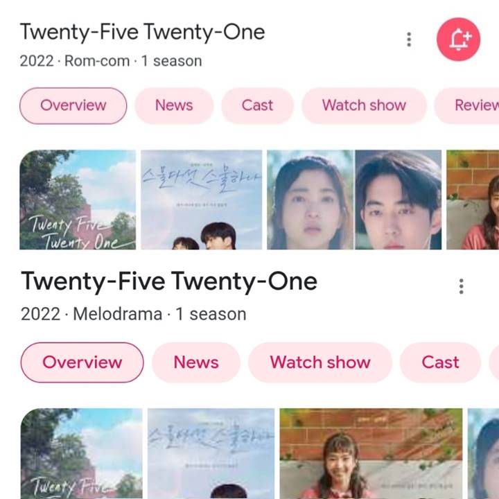 Perubahan genre dari \'Twenty-Five, Twenty-One\'