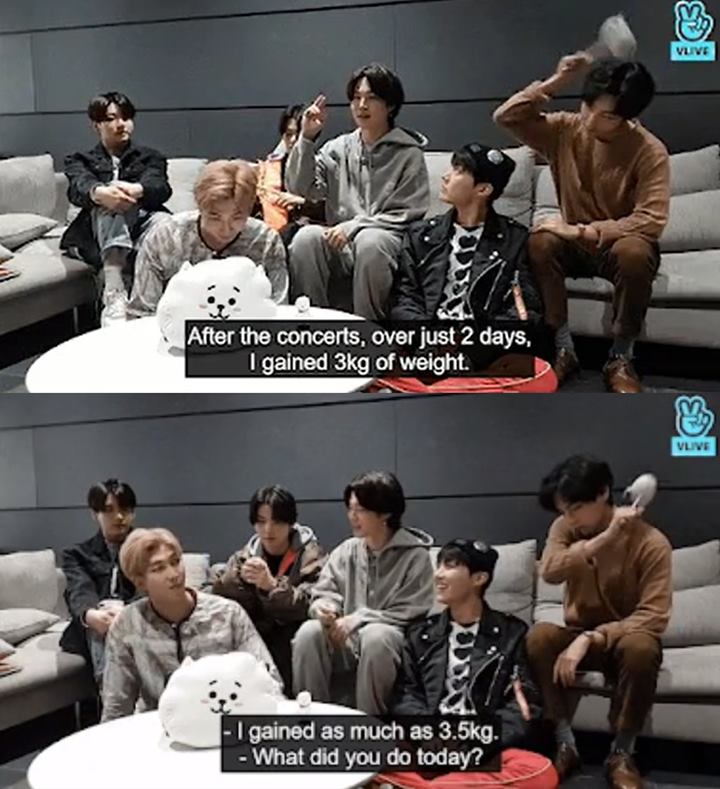 BTS Bahas Perubahan Berat Badan Usai Konser, Member Ini Naik 3 Kg dalam 2 Hari
