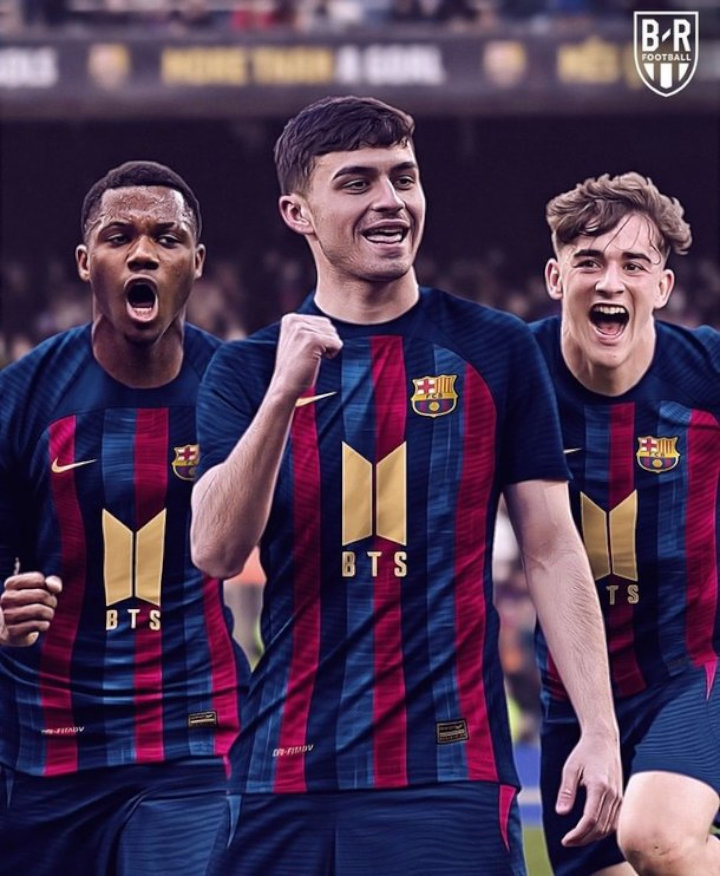 Logo BTS Berpotensi Muncul di Jersey Barcelona FC, Begini Penjelasannya