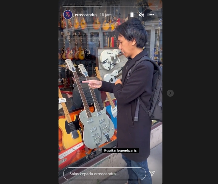 Jalan-jalan di Paris, Eross Sheila On 7 Sebut Benda ini Berhala