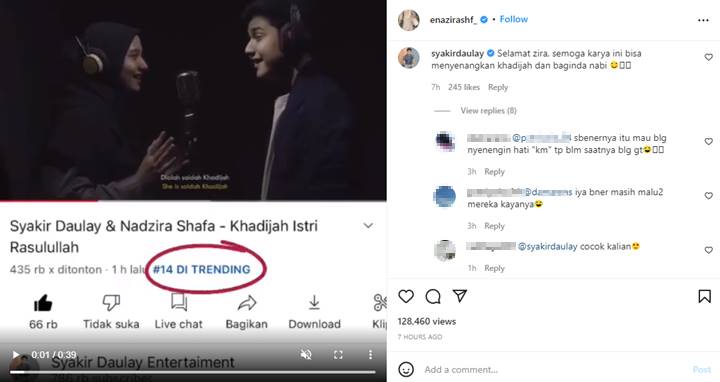 Nadzira Shafa Ucap Syukur Cover Lagu \'Khadijah Istri Rasulullah\' Trending, Komentar Syakir Daulay Adem Banget
