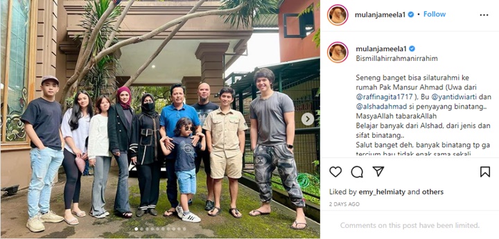 Mulan Jameela Bawa Rombongan Datangi Rumah Alshad Ahmad, Ada Urusan Apa?